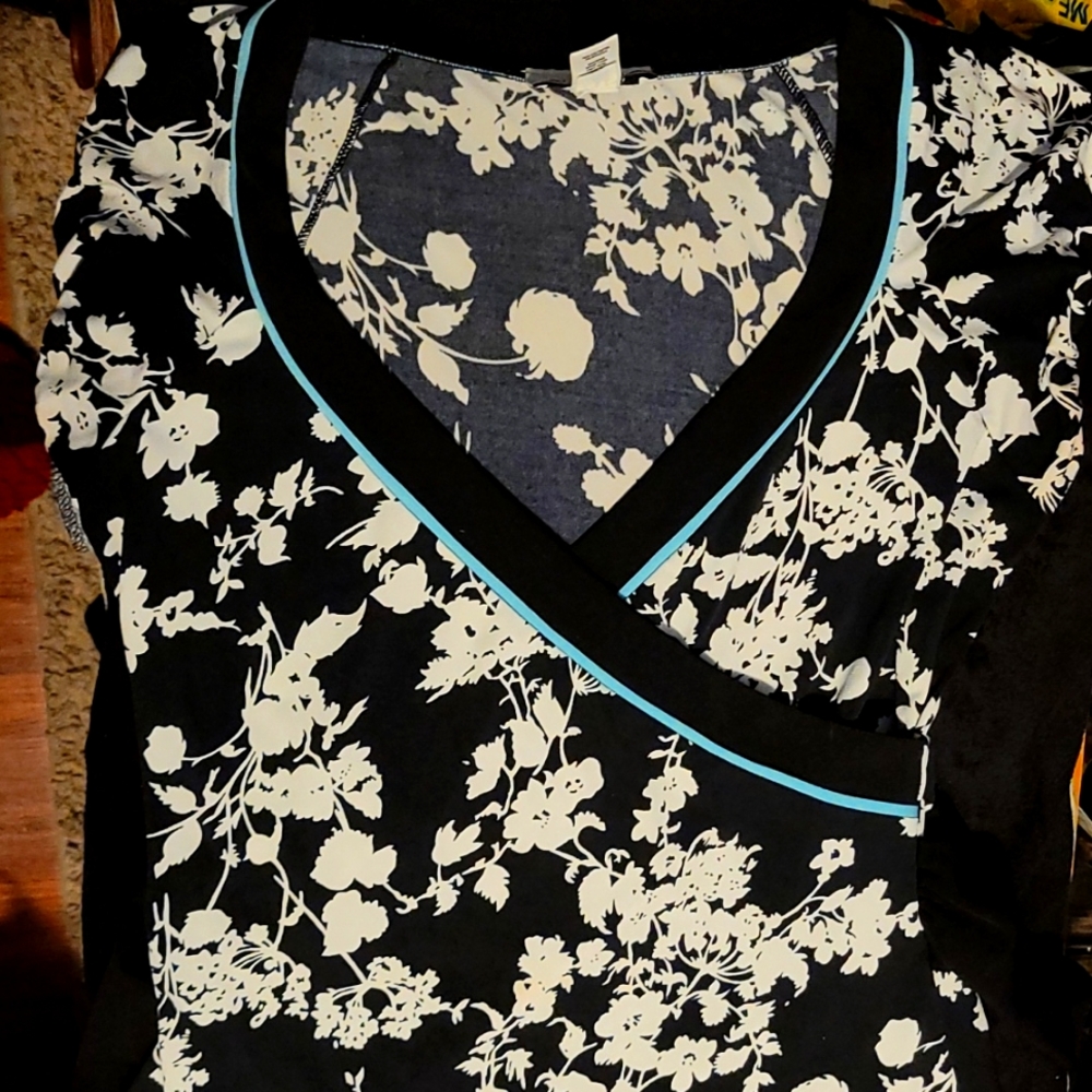 Floral Tie Shirt